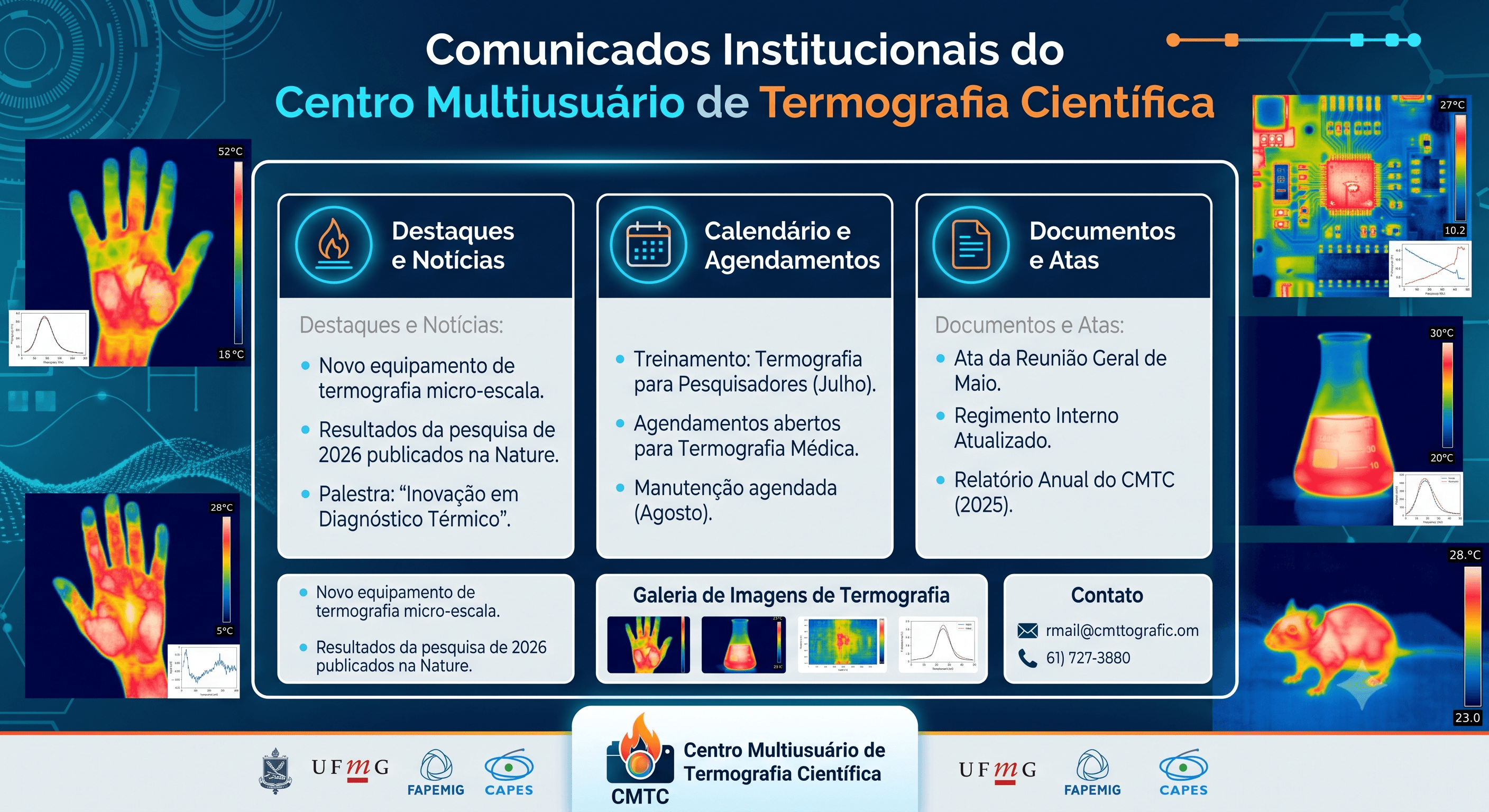 Atualizações institucionais do CEMTEC
